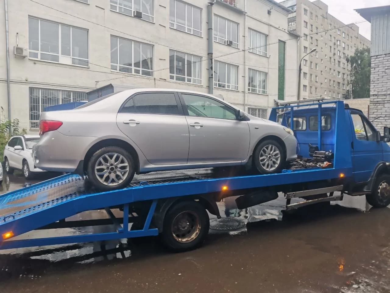 Реальная перевозка легкового автомобиля эвакуатором во Владимирской области